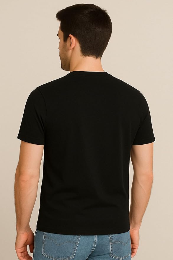 Men's Solid Round Neck T-Shirt (Pack Of 5) - XXL