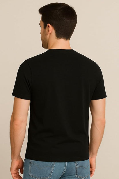 Men's Solid Round Neck T-Shirt (Pack Of 5) - XXL